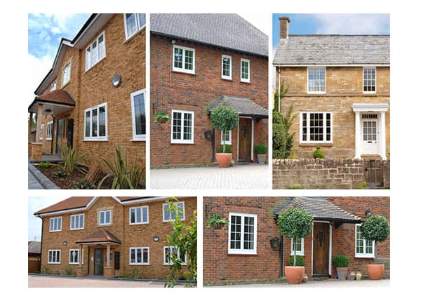 A selection of houses with Aluminium Double Glazing in Oxford, installed by Isis Windows